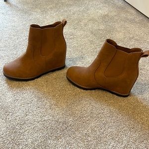 Target booties, size 7.5, worn once.